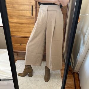 Club Monaco Wool Blend Camel Culottes